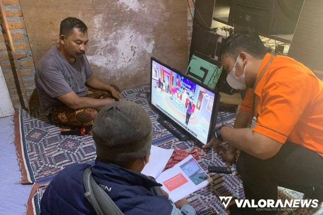 <p>Pos Indonesia Distribusikan Bantuan STB dari Kemkominfo ke Warga Padang Panjang<p>