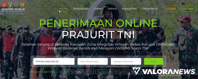 <p>TNI Buka Penerimaan Perwira Prajurit Karir, Pendaftaran secara Online, Ini Linknya<p>