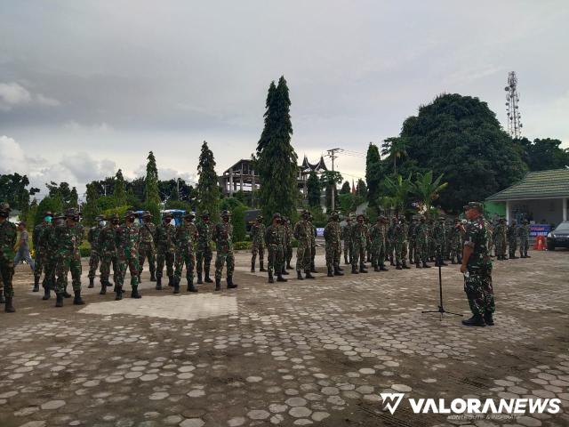 <p>109 Prajurit TNI Tuntaskan Pengabdian di Masa Tanggap Darurat Gempa Pasbar<p>
