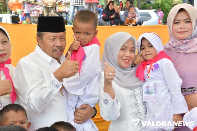 <p>734 Anak PAUD Kecamatan Banuhampu Ikuti Peragaan Manasik Haji<p>