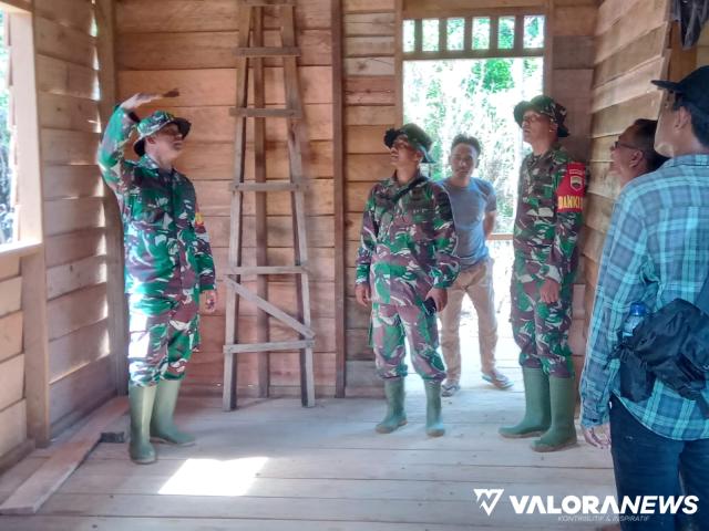 <p>Dan Satgas TMMD 116 Mentawai Tinjau Relokasi RTLH Dusun Berkat<p>
