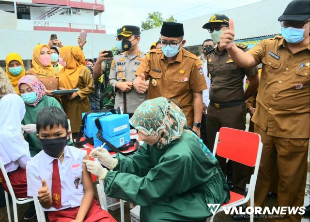 <p>8000 Anak Usia 6-11 Tahun Bakal Vaksinasi Covid19 di Padang<p>