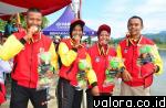 <p>Kota Padang Rebut 4 Medali Cabor Dayung di Hari Perdana<p>